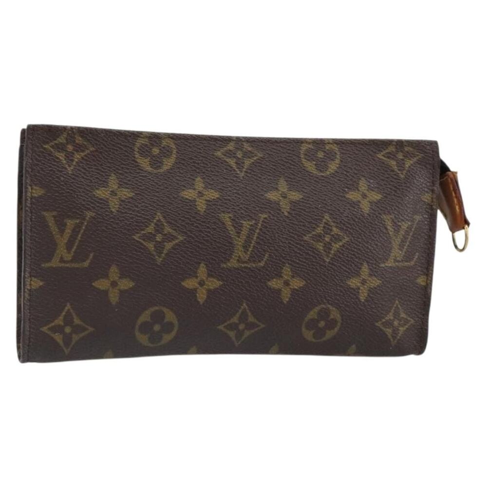 Louis Vuitton Monogram Bucket GM Accessory Pouch Brown